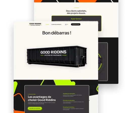 Aperçu du site Good Riddins